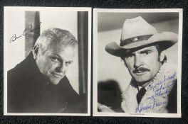 Dennis Weaver & Brain Dennehy Signed