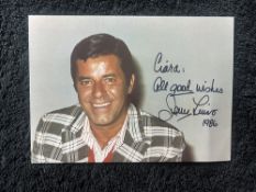 Jerry Lewis Signed