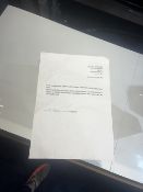 Ayrton Senna 1993 Piston Australian GP Winner With Letter From Mechanic