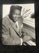 Fats Domino Signed