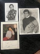 Anthony Newley, Buddy Greco & Johnny Mathis Signed