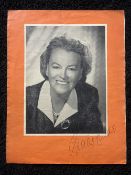 Gracie Fields Signed