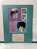 Brian Hyland Little Eva Vintage Signed