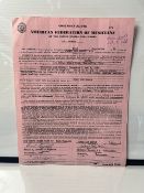 Jerry Lee Lewis Contract