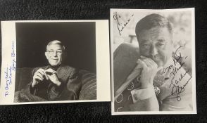 Jackie Gleason & George Burns Signed