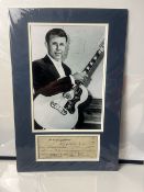 Jim Reeves Signed Cheque 1959
