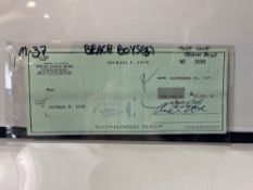 Michael Love Signed Cheque