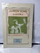 Alan Price Signed With Sheet Music