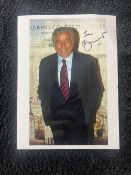 Tony Bennett Signed