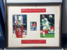 David Beckham Signed Football Card