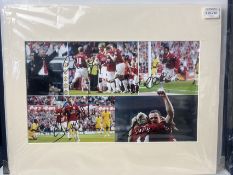 Fergy, CR7, Rooney Signed Montage
