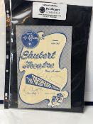 Paul Newman Jim Gregory Signed Programme