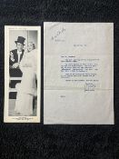 A Bing Crosby Signed Letter Dated January 21 1948