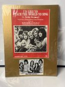 The New Seekers Vintage Signed