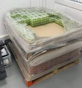 Pallet of 1100 Really useful storage boxes 0.2L in orange and green RRP £2200