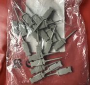 HP 5090-4356 AGILENT 5090-4833 MINI SMT GRABBER CLIPS POD CABLE KEYSIGHT 20 Pack