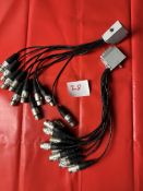 2x Canford audio cables