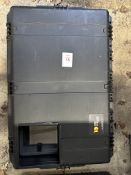Peli storm case Im2950 with wheels and pull handle - hole cut for robotic needs