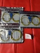 3x Optronics fiber optic cables 1x290/D/C/SC/0.5