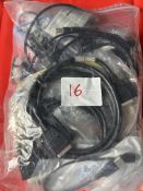 Bag of mixed cables and parts
