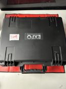 Black transit case - peli style exterior dimensions approx. 50x40x20cm