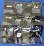 14 packs of Agilent 01131-81504 Ohm Resistor Nos and 01131-94307 & 01131-94308 Template