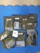 9 packs of Agilent 01130-81506 82 Ohm Resistor Nos and 01131-94309 Template