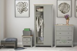 Bedside Table - Grey (TEO-00025 1-3)