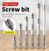 PCs Non-Slip Magnetic Cross Head Household Electric Driver Screw Set - High Hardness drill bits