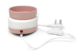 Electric Ceramic Wax Melt, Essential Oil and Candle Warmer In Pink