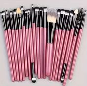 Makeup Brushes 20pc Eyeshadow Professional Women Cosmetics Face Brush Eyebrow Eyelash Lip Powder...