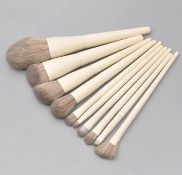 10Pcs Makeup Brush Set Eye Shadow Foundation Brush Concealer Highlighter Blush Powder Cosmetic Br...