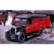 Royal Mail Post Van Offloads Beside LMS Train Steam Train Engine Metal Wall Art