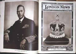 Illustrated London News 73 Years Old Death King George V 1952 Jan-March Over 500 Pages.