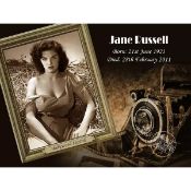 Vintage Actresses Golden Age of Hollywood Jane Russell Metal Art