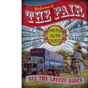 All The Fun of The Fair Montage Collectable Metal Wall Art