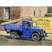 A 1950's Day In The Life of A Builder & Decorator Metal Wall Art