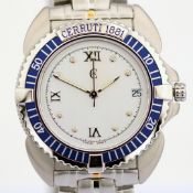CERRUTI / 1881 - Date - (Unworn) Gentlemen's Steel Wristwatch
