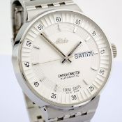 Mido / All Dial Day Date Choronometer Automatic Transparent (Unworn) - Gentlemen's Steel Wristwat...