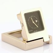 Gucci / 0830 Desk Clock - (Unworn) Unisex Steel Wristwatch