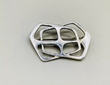 Vintage Large Sterling Silver Ola Gorie Brooch