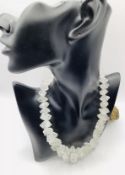 Artisan Unique Handmade Double Terminated Graduated Diamond Quartz Necklace