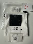 Coach Earring Set