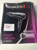 Remington Power Dry 2000 Hairdryer