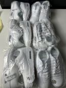 6x Pairs of White Trainers A Mix of New and Returns