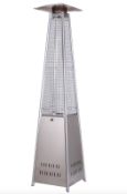 12 Pcs of Stainless Steel Pyramid Patio Heaters. Freestanding. RRP £249.99 Each.