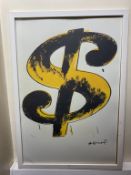 Andy Warhol, Dollar Sign, Original, Limited Edition, Print