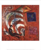Marc Chagall Four Prints Inc 'The Rainbow' & 'In The Memories of The Painter'