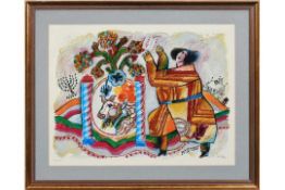 Theo Tobiasse (French 1927-2012). Shavuot III