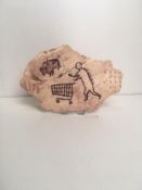 Banksy (b 1974) Peckham Rock ‘Shopping Trolly's' Cork Postcard, British Museum With Provenace, 20...
